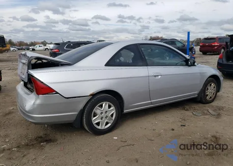 2003 Honda Civic Lx z USA, uszkodzony, nr VIN 1HGEM22673L025019